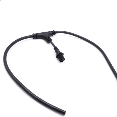 Wodoodporne złącze czarnego PVC typu T Kabel M16 IP67 Użyj certyfikatu CCC