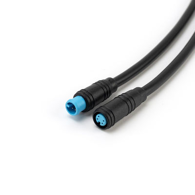 Wysokonapięciowe czarne złącze kabla Ebike Męski żeński Typ drutu IP65