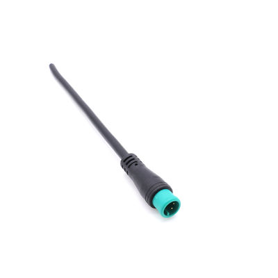 Wodoodporne złącze kabla PVC Czarne M8 6-pinowe IP65 Ebike Use