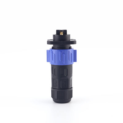 Wtyczka do montażu panelowego IP67 M25, samozaciskowa, do zewnętrznych lamp LED, wodoodporne złącza zasilania