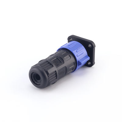 Wtyczka do montażu panelowego IP67 M25, samozaciskowa, do zewnętrznych lamp LED, wodoodporne złącza zasilania