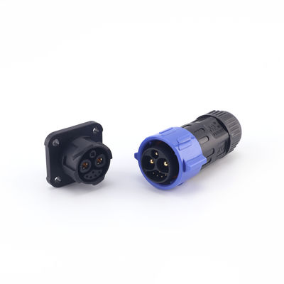 Wtyczka do montażu panelowego IP67 M25, samozaciskowa, do zewnętrznych lamp LED, wodoodporne złącza zasilania