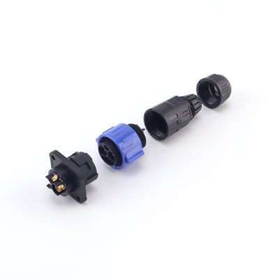 Wtyczka do montażu panelowego IP67 M25, samozaciskowa, do zewnętrznych lamp LED, wodoodporne złącza zasilania
