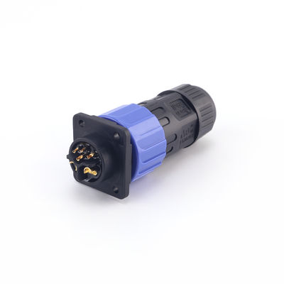Waterproof Connector M23 Push Lock Male Female Outdoor LED Light Plug