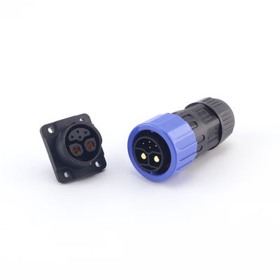 Waterproof Connector M23 Push Lock Male Female Outdoor LED Light Plug