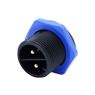 Customized Nylon Plug IP68 Panel Mount M25 Screw Assembly Outdoor Lighting Connectors